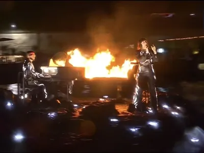 Pianino Parij Olimpiadasida yonib ketdi